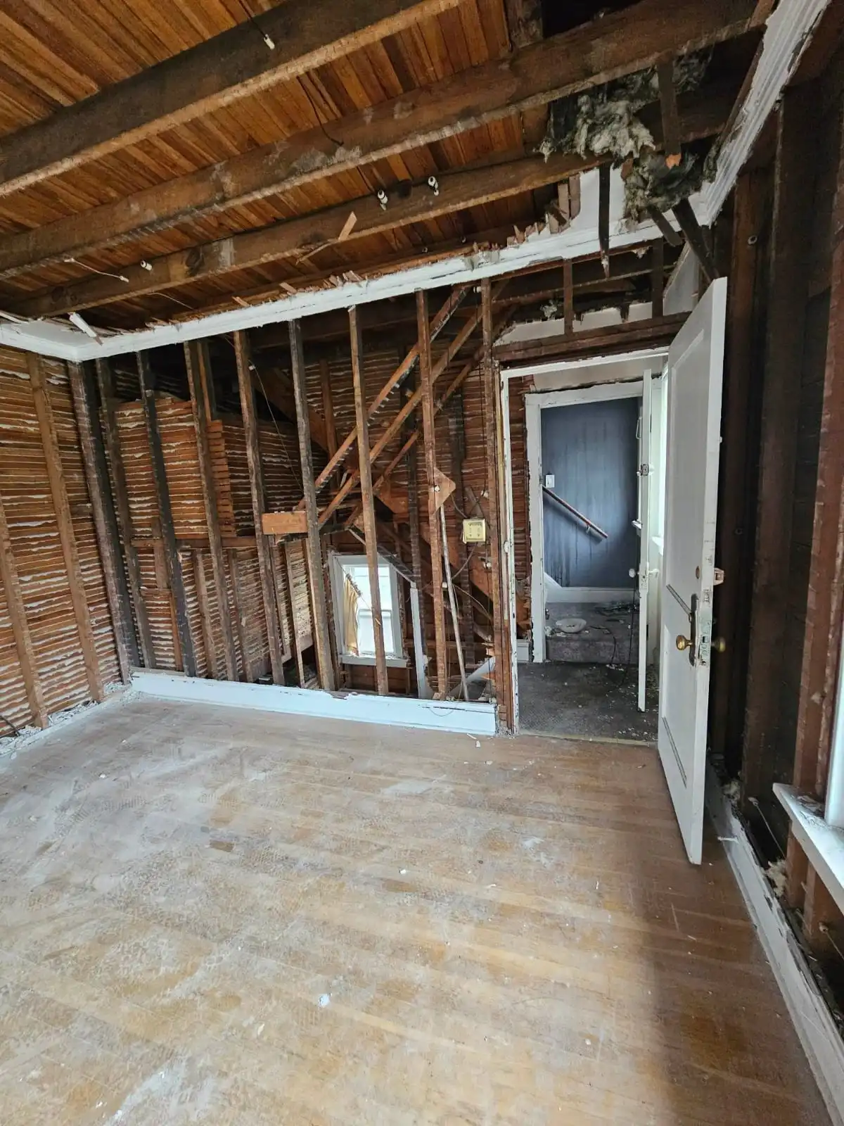 burned down house in Rhode Island